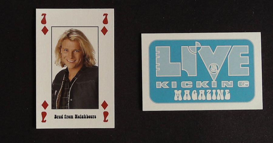 Live & Kicking Magazine Playing Card 8 Diamonds John Barrowman