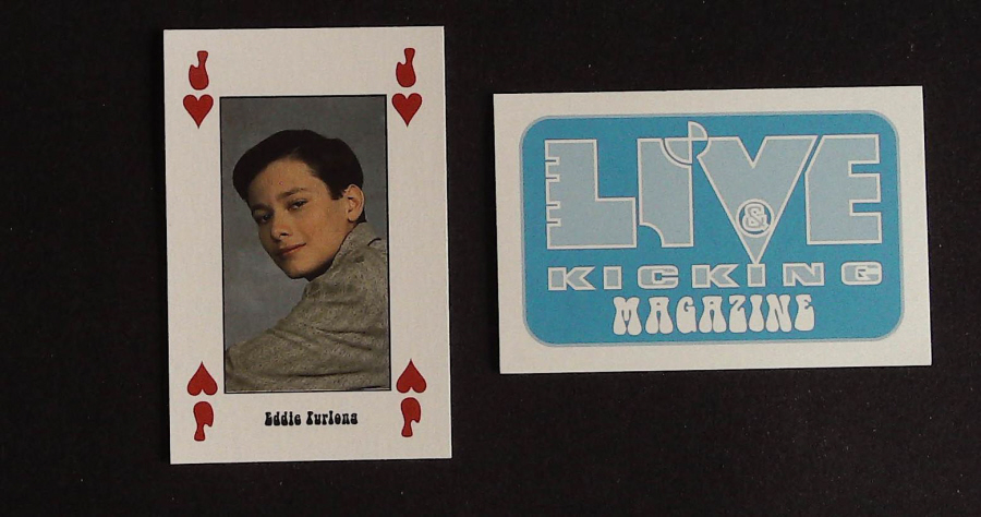 Live & Kicking Magazine Playing Card Jack Hearts Eddie Furlong