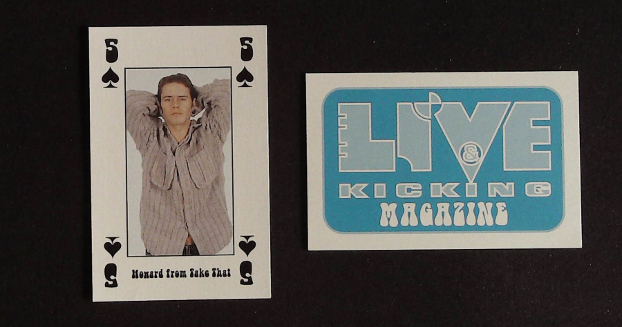 Live & Kicking Magazine Playing Card 5 Spades Howard from Take That