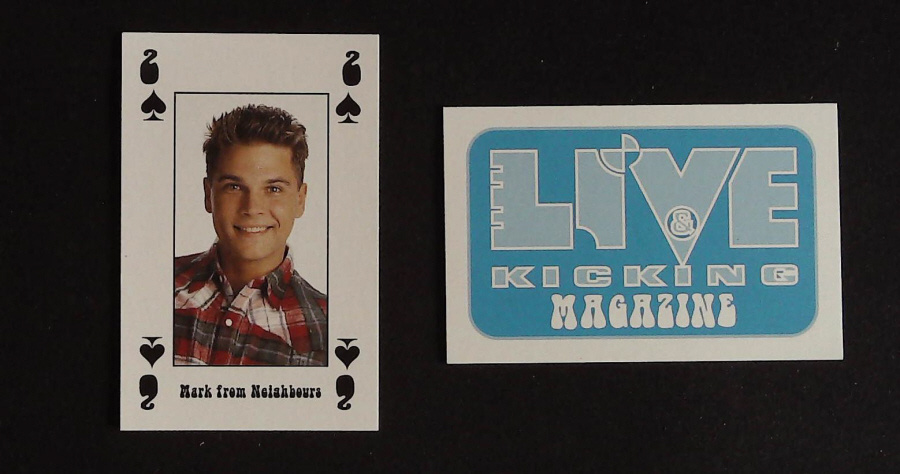 Live & Kicking Magazine Playing Card 2 Spades Mark from Neighbors