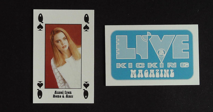 Live & Kicking Magazine Playing Card King Spades Shane from Home & Away