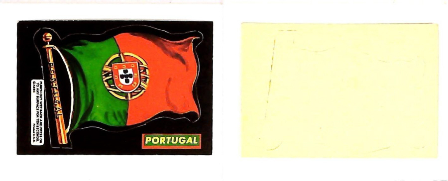 A & B C 1971 FLAGS cut outs PORTUGAL