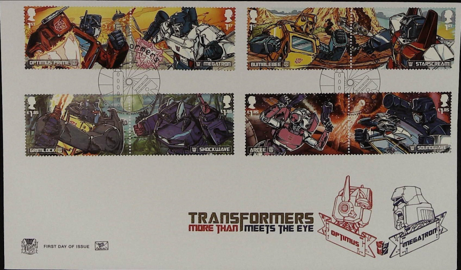 2022 TRANSFORMERS STUART FDC - Bumblebee Lane, Hinckley Postmark