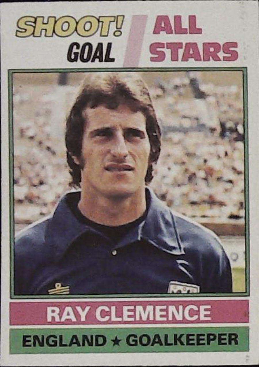 Topps UK Footballers Red Back 1977 All Stars No237 Ray Clemence Liverpool
