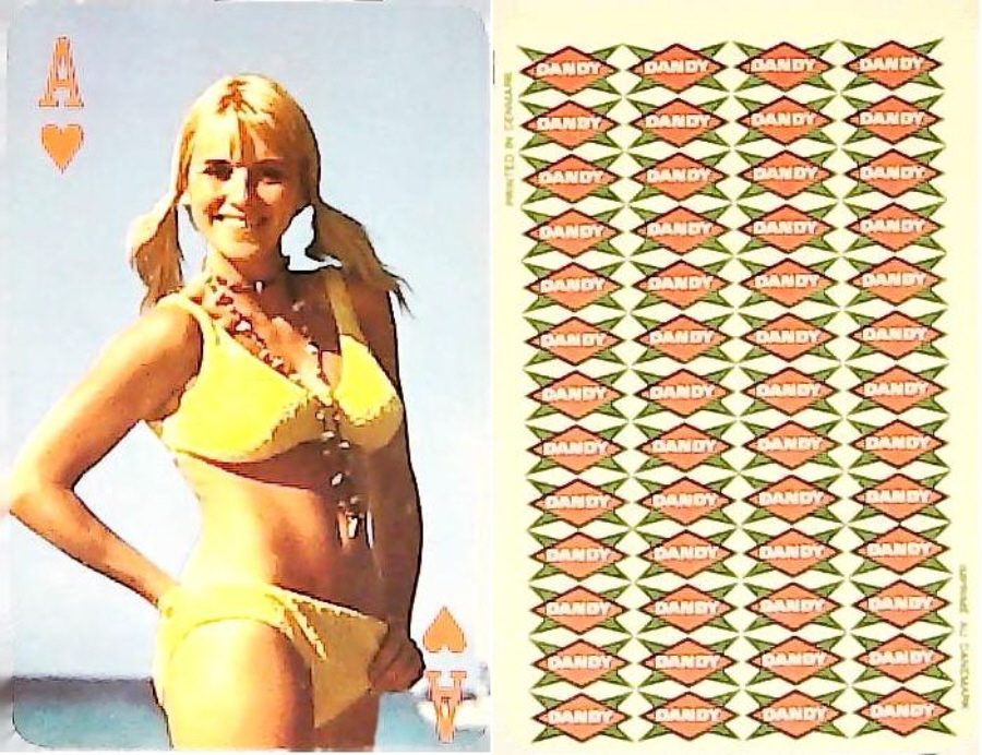Dandy Gum Pin Ups Photos Hearts Ace