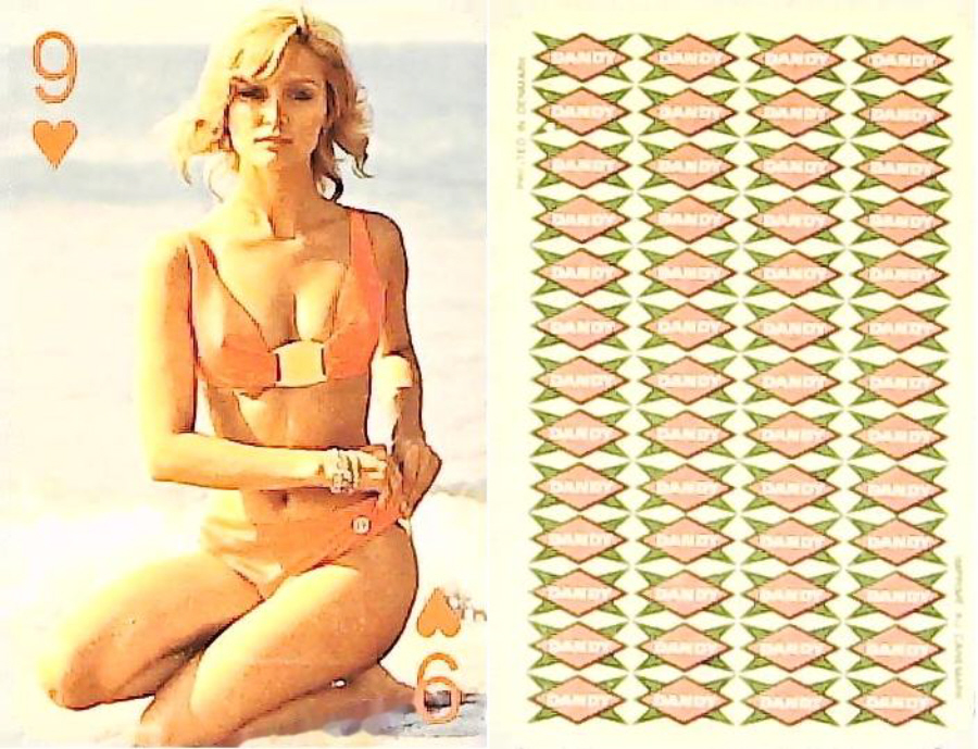 Dandy Gum Pin Ups Photos Hearts No 9