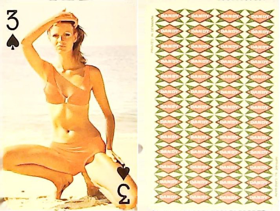 Dandy Gum Pin Ups Photos Spades No3