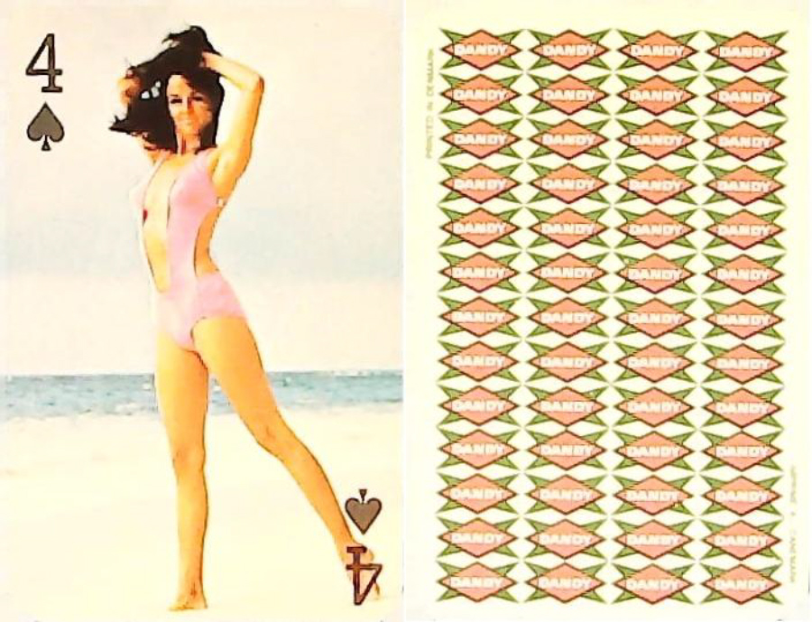 Dandy Gum Pin Ups Photos Spades No4