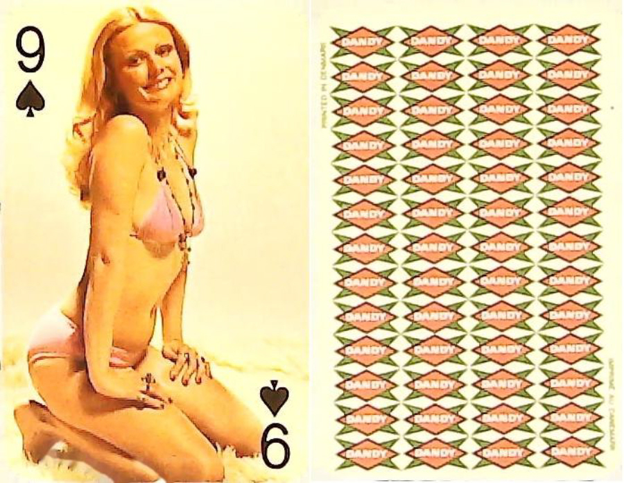 Dandy Gum Pin Ups Photos Spades No9