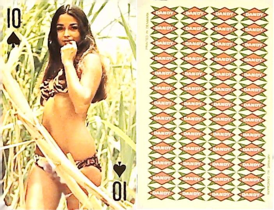 Dandy Gum Pin Ups Photos Spades No10
