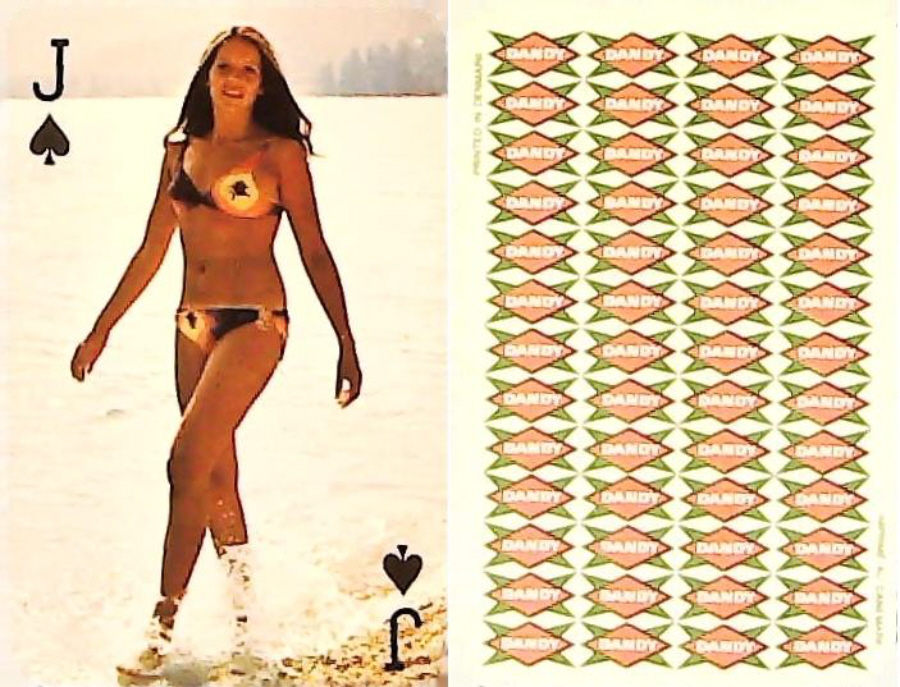 Dandy Gum Pin Ups Photos Spades No Jack