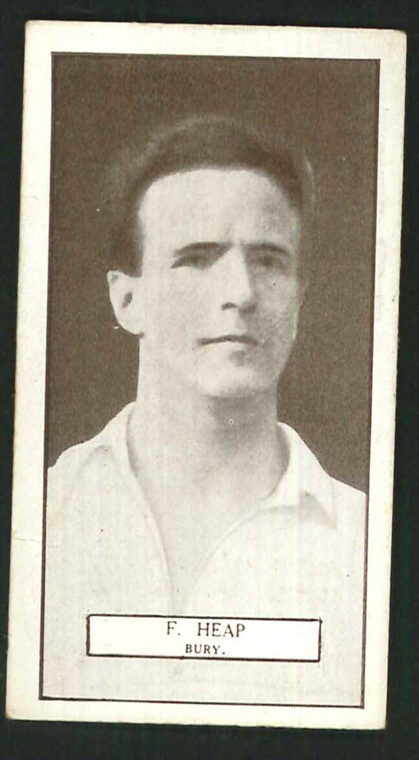 Pattreiouex Footballers Series No 55 F Heap Bury