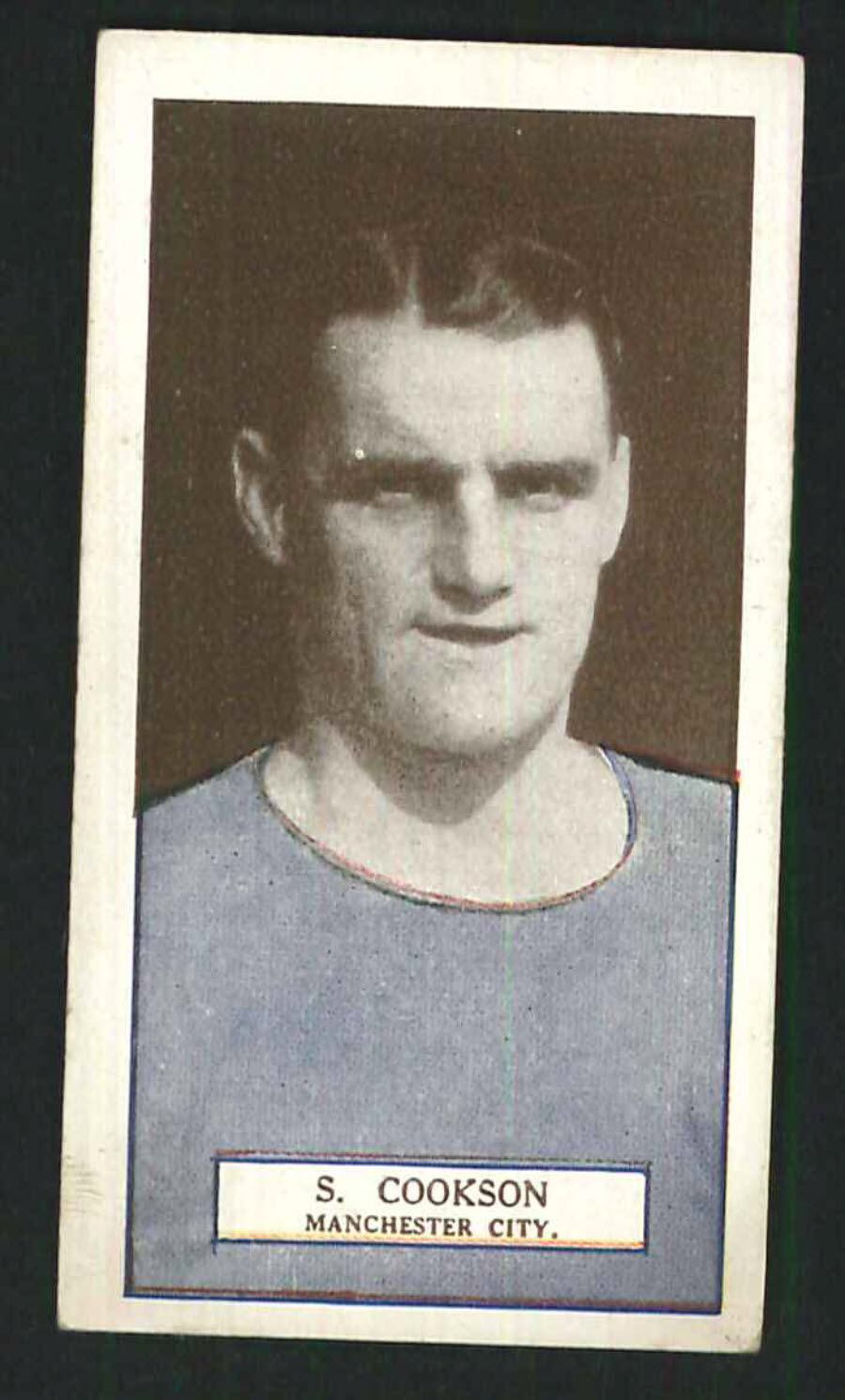 Pattreiouex Footballers Series No 40 S Cookson Manchester City - Click Image to Close