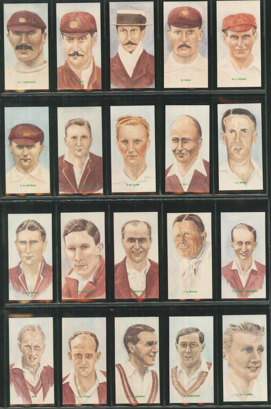 Northampton C C C - Northampton County Cricket - Set of 30