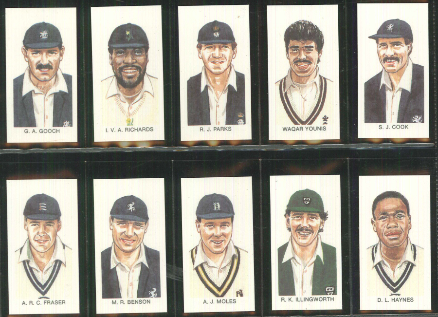 County Print - Australian Test Cricketers - Set of 25