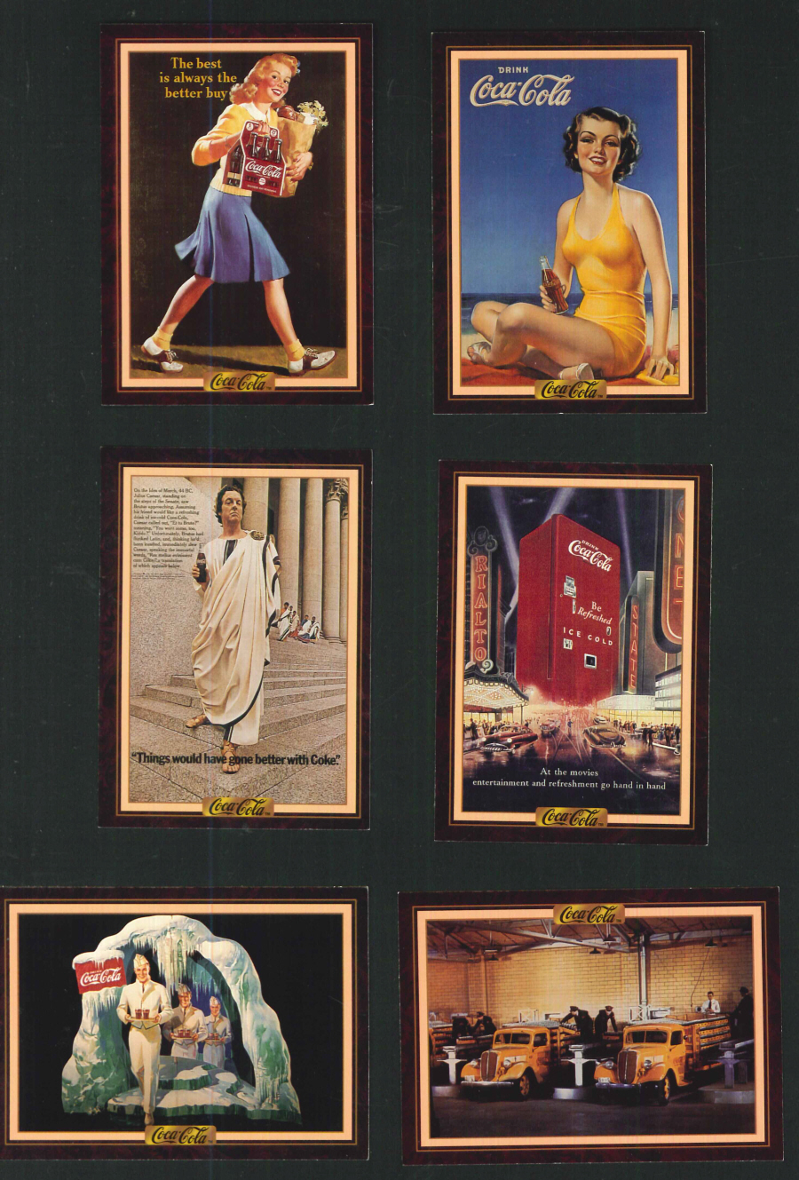 "The Coca Cola Collection Series 3" Trading Card set, by Collect-A-Card