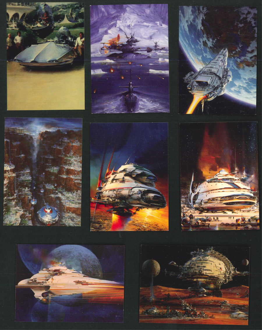 "John Berkey Science Fiction Art" Trading Card set, by FPG