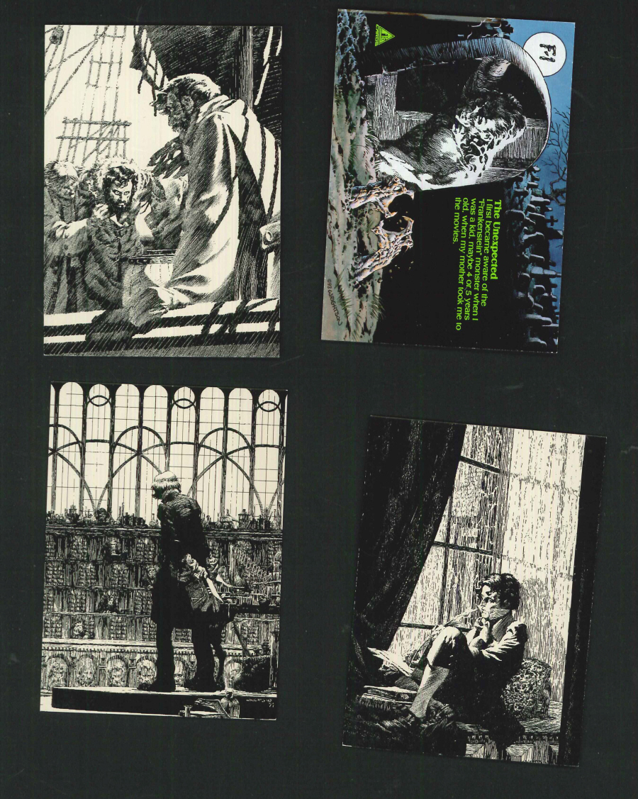 "Bernie Wrightson Series 1 Master of Macabre - Frankenstein (F) Cards" Trading Card set, by FPG